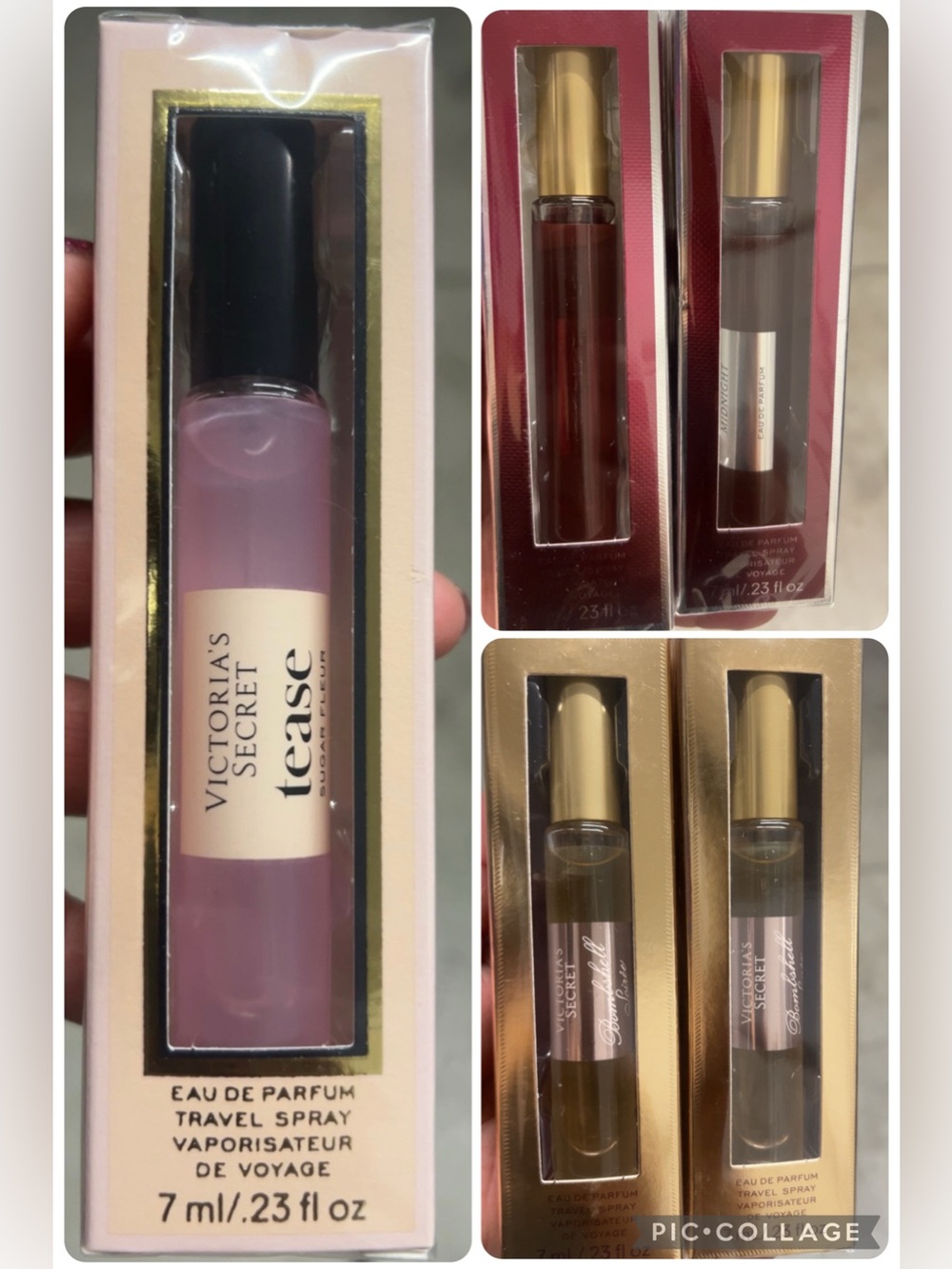 1- Victoria secret Bombshell travel perfume new